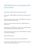 ANAT 100 Block Theory 3 Exam Questions With Correct Answers&period;