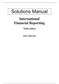 Solutions Manual International Financial Reporting A Practical Guide 9th Edition By Alan Melville