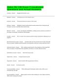 Galen NU 136 Exam 2 vocabulary Questions and Actual Answers&period;
