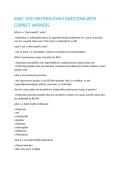 BSNC 1020 MIDTERM EXAM QUESTIONS WITH CORRECT ANSWERS&period;