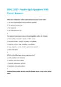 BSNC 1020 - Practice Quiz Questions With Correct Answers&period;