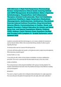 NUR 600 Exam 4 High-Yield Respiratory Pharmacology Review&colon; Comprehensive Clinical Guide Covering Asthma and COPD Management&comma; Bronchodilators &lpar;Beta-2 Agonists&comma; Anticholinergics&comma; Theophylline&rpar;&comma; Anti-Inflammatory Therapies &lpar;Inhaled Corticosteroids&comma; Mast Cell
