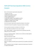 NUR 329 Final Exam Questions With Correct Answers&period;