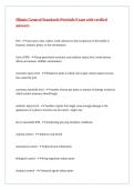 Illinois General Standards Pesticide Exam with verified answers