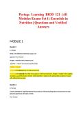 BIOD 121 &ndash; Modules 1&ndash;6 &ndash; Comprehensive Exam Test Bank Material