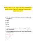 Nevada Business And Law Exam Practice Questions And Correct Answers &lpar;Verified Answers&rpar; Plus Rationales 2025-2026 Q&A &vert; Instant Download Pdf