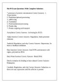 Bio 99 Exam Questions With Complete Solutions
