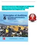 Solution Manual for Principles of Auditing and Other Assurance Services&comma; 23rd Edition by O&period; Ray Whittington & Kurt Pany  &vert; Verified Chapters 1-21  &vert; Downloadable PDF
