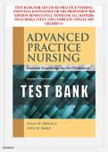 est Bank with Verified Answers &ndash; Advanced Practice Nursing&colon; Essential Knowledge for the Profession &lpar;3rd Edition&rpar; Denisco &vert; All Chapters Covered &vert; Rated A&plus; &vert; Latest 2026 Edition