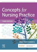Test bank for concepts for nursing practice 3rd ed by jean giddens complete guide all chapters covered ISBN ISBN-13 978-0323581936