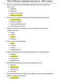 WGU C838 Exam 6 Questions And Answers - 100&percnt; Correct