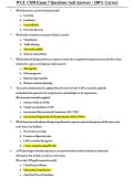 WGU C838 Exam 7 Questions And Answers - 100&percnt; Correct