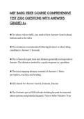 MSF BASIC RIDER COURSE COMPREHENSIVE TEST 2026 QUESTIONS WITH ANSWERS GRADED A&plus;
