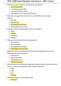 WGU C838 Exam 8 Questions And Answers - 100&percnt; Correct