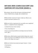 MSF BASIC RIDER COURSE EXAM SCRIPT 2026 QUESTIONS WITH SOLUTIONS GRADED A&plus;