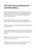 NATE CORE EXAM 2026 QUESTIONS WITH SOLUTIONS GRADED A&plus;