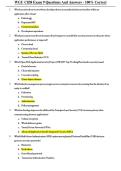 WGU C838 Exam 9 Questions And Answers - 100&percnt; Correct