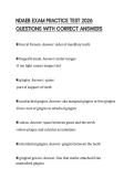NDAEB EXAM PRACTICE TEST 2026 QUESTIONS WITH CORRECT ANSWERS