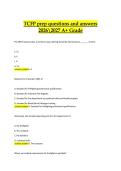 TCFP Prep 2026&ndash;2027 &vert; Questions and Answers &vert; A&plus; Grade Prep&vert;Texas Commission on Fire Protection &lpar;TCFP&rpar; &ndash; Firefighter Certification Exam Prep