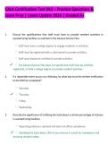 CALA Certification Test &lpar;NJ&rpar; &ndash; Practice Questions &  Exam Prep &vert; Latest Update 2026 &vert; Graded A&plus;