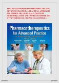 Test Bank with Verified Answers &ndash; Pharmacotherapeutics for Advanced Practice&colon; A Practical Approach &lpar;5th Edition&rpar; Arcangelo &vert; All Chapters Covered &vert; Rated A&plus; &vert; Latest Edition