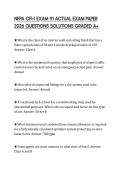 NFPA CFI-1 EXAM 91 ACTUAL EXAM PAPER 2026 QUESTIONS SOLUTIONS GRADED A&plus;