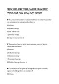 NFPA 1033 AND YOUR CAREER EXAM TEST PAPER 2026 FULL SOLUTION REVIEW