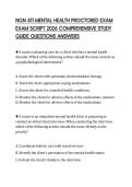 NGN ATI MENTAL HEALTH PROCTORED EXAM EXAM SCRIPT 2026 COMPREHENSIVE STUDY GUIDE QUESTIONS ANSWERS