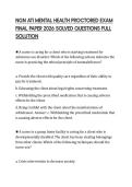 NGN ATI MENTAL HEALTH PROCTORED EXAM FINAL PAPER 2026 SOLVED QUESTIONS FULL SOLUTION