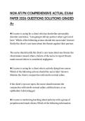 NGN ATI PN COMPREHENSIVE ACTUAL EXAM PAPER 2026 QUESTIONS SOLUTIONS GRADED A&plus;