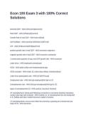 Econ 100 Exam 3 with 100&percnt; Correct Solutions