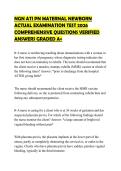 NGN ATI PN MATERNAL NEWBORN ACTUAL EXAMINATION TEST 2026 COMPREHENSIVE QUESTIONS VERIFIED ANSWERS GRADED A&plus;
