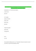 Part 11&colon; Buttaro&semi; Evaluation and management of Cardiovascular Disorders Exam Questions  with Verified Answers&vert;
