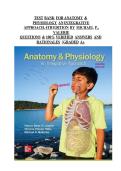 Test Bank for Anatomy & Physiology An Integrative Approach 4th Edition Michael P&period; McKinley Valerie O'Loughlin Theresa Bidle Verified Answers Latest