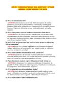 CML1501 COMMUNICATION LAW REAL QUESTIONS &plus; DETAILED ANSWERS - LATEST VERSION - TOP RATED