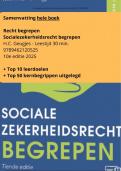 Recht begrepen - Socialezekerheidsrecht begrepen - samenvatting hele boek - H&period;C&period; Geugjes - 10e editie 2025 &sol; 9789462120525 &sol; 