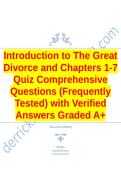 Lancaster Midterm Comprehensive Questions &lpar;Frequently Tested&rpar; with Verified Answers Graded A&plus;