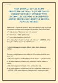 NURS 231 FINAL ACTUAL EXAM PREP&sol;TESTBANK 2026 ALL QUESTIONS AND CORRECT DETAILED ANSWERS WITH RATIONALES ALREADY A GRADED WITH EXPERT FEEDBACK&vert; CURRENTLY TESTING &vert;NEW AND REVISED