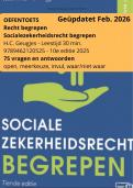 Recht begrepen 10e editie 2025 H&period;C&period; Geugjes - Socialezekerheidsrecht begrepen OEFENTOETS - Nieuw 2026 &sol; 9789462120525 &sol; 
