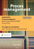 Procesmanagement Rienk Stuive 3e druk 2022 - OEFENTOETS - Nieuw 2026