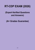 RT-CDP Exam Study PDF