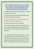 FISDAP PARAMEDIC FINAL EXAM TEST BANK LATEST 2026-2027  ACTUAL EXAM WITH COMPLETE QUESTIONS AND CORRECT  DETAILED ANSWERS &lpar;100&percnt; VERIFIED ANSWERS&rpar; &vert;ALREADY  GRADED A&plus;&vert; &vert;&vert;PROFESSOR VERIFIED&vert;&vert; &vert;&vert;BRANDNEW&excl;&excl;&excl;&vert;&vert; 
