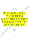 Complete bio 139 lab exam 3 study guide Comprehensive Questions &lpar;Frequently Tested&rpar; with Verified Answers Graded A&plus;