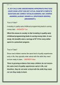 FL DCF CHILD CARE UNDERSTANDING APPROPRIATE PRACTICES  &lpar;UDAP&rpar; EXAM LATEST 2026-2027 ACTUAL EXAM WITH COMPLETE  QUESTIONS AND CORRECT DETAILED ANSWERS &lpar;100&percnt; VERIFIED  ANSWERS&rpar; &vert;ALREADY GRADED A&plus;&vert; &vert;&vert;PROFESSOR VERIFIED&vert;&vert;  &vert;&vert;BRANDNEW&excl;&excl;&excl;&vert;&vert;