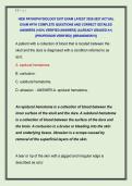 HESI PATHOPHYSIOLOGY EXIT EXAM LATEST 2026-2027 ACTUAL  EXAM WITH COMPLETE QUESTIONS AND CORRECT DETAILED  ANSWERS &lpar;100&percnt; VERIFIED ANSWERS&rpar; &vert;ALREADY GRADED A&plus;&vert;  &vert;&vert;PROFESSOR VERIFIED&vert;&vert; &vert;&vert;BRANDNEW&excl;&excl;&excl;&vert;&vert;