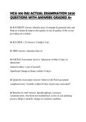 HCA 100 RAI ACTUAL EXAMINATION 2026  QUESTIONS WITH ANSWERS GRADED A&plus;