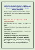 NCSBN EXAM STUDY TEST LATEST 2026-2027 ACTUAL EXAM WITH  COMPLETE QUESTIONS AND CORRECT DETAILED ANSWERS &lpar;100&percnt;  VERIFIED ANSWERS&rpar; &vert;ALREADY GRADED A&plus;&vert; &vert;&vert;PROFESSOR  VERIFIED&vert;&vert; &vert;&vert;BRANDNEW&excl;&excl;&excl;&vert;&vert;
