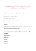 WGU C785 Biochemistry Exam 2 Practice 90 Questions &vert; Accurate &  Verified Answers to Pass Actual Exam