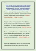 PHARMACOLOGY HESI RN TEST BANK EXAM LATEST 2026-2027  ACTUAL EXAM WITH COMPLETE QUESTIONS AND CORRECT  DETAILED ANSWERS &lpar;100&percnt; VERIFIED ANSWERS&rpar; &vert;ALREADY  GRADED A&plus;&vert; &vert;&vert;PROFESSOR VERIFIED&vert;&vert; &vert;&vert;BRANDNEW&excl;&excl;&excl;&vert;&vert;