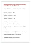 Illinois Pesticide Applicator General Standards and Rights-of-Way Study Guide questions with verified answers 